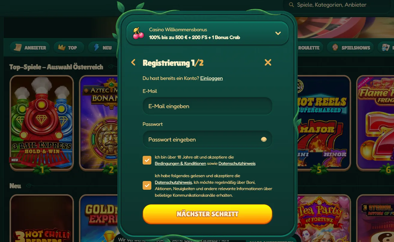 gokong casino registrierung